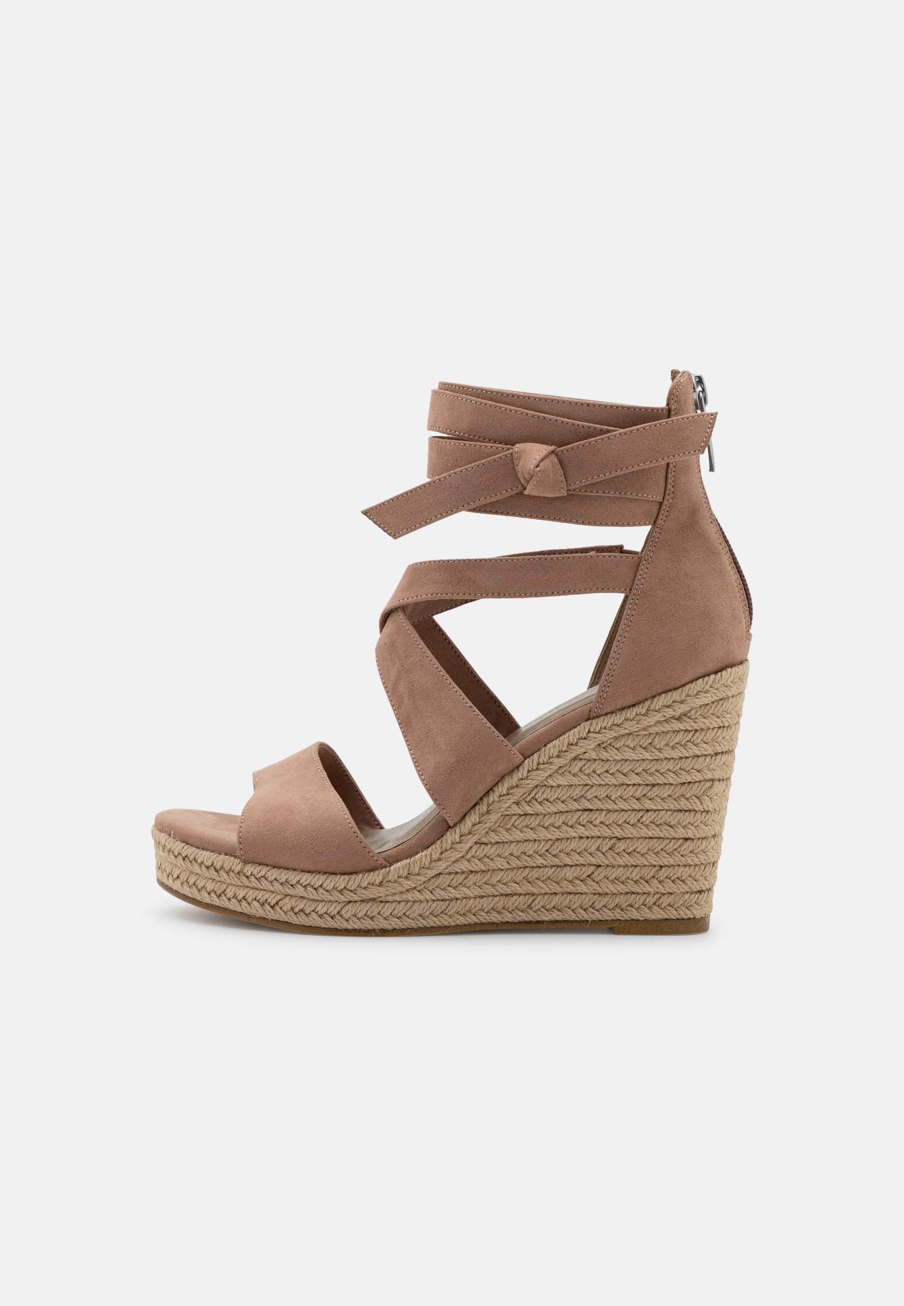 Tamaris Sandalen met plateauzool - pepper/taupe - Zalando.nl