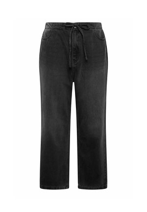 Yours Clothing, PLUS SIZE WIDE LEG JEANS - Wide Leg - black