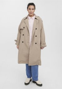 Vero Moda Curve - VMRAMONNA - Trenchcoat - silver mink Thumbnail Image 1