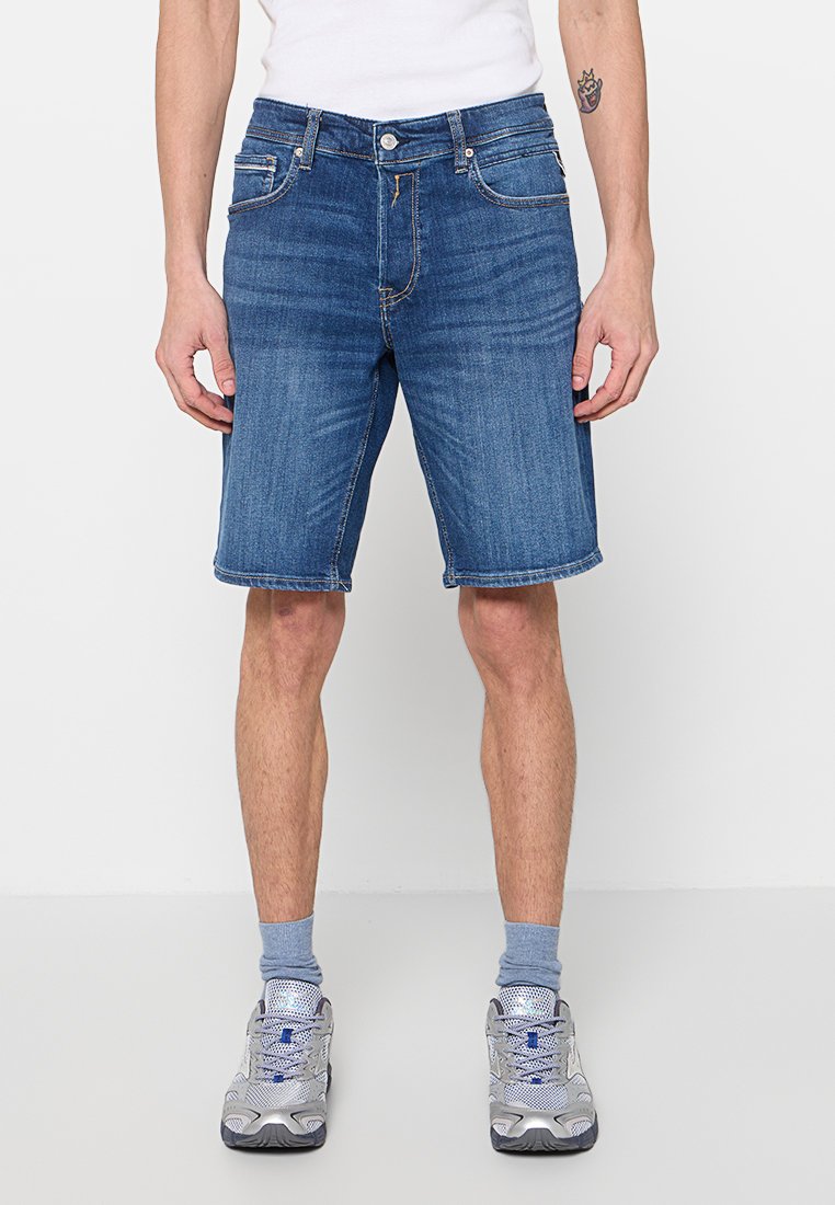 Replay Jeansshort blauw denim/bluedenim Replay Jeansshort blauw denim/bluedenim
