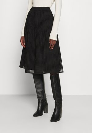 LYON SKIRT - Gonna lunga - black