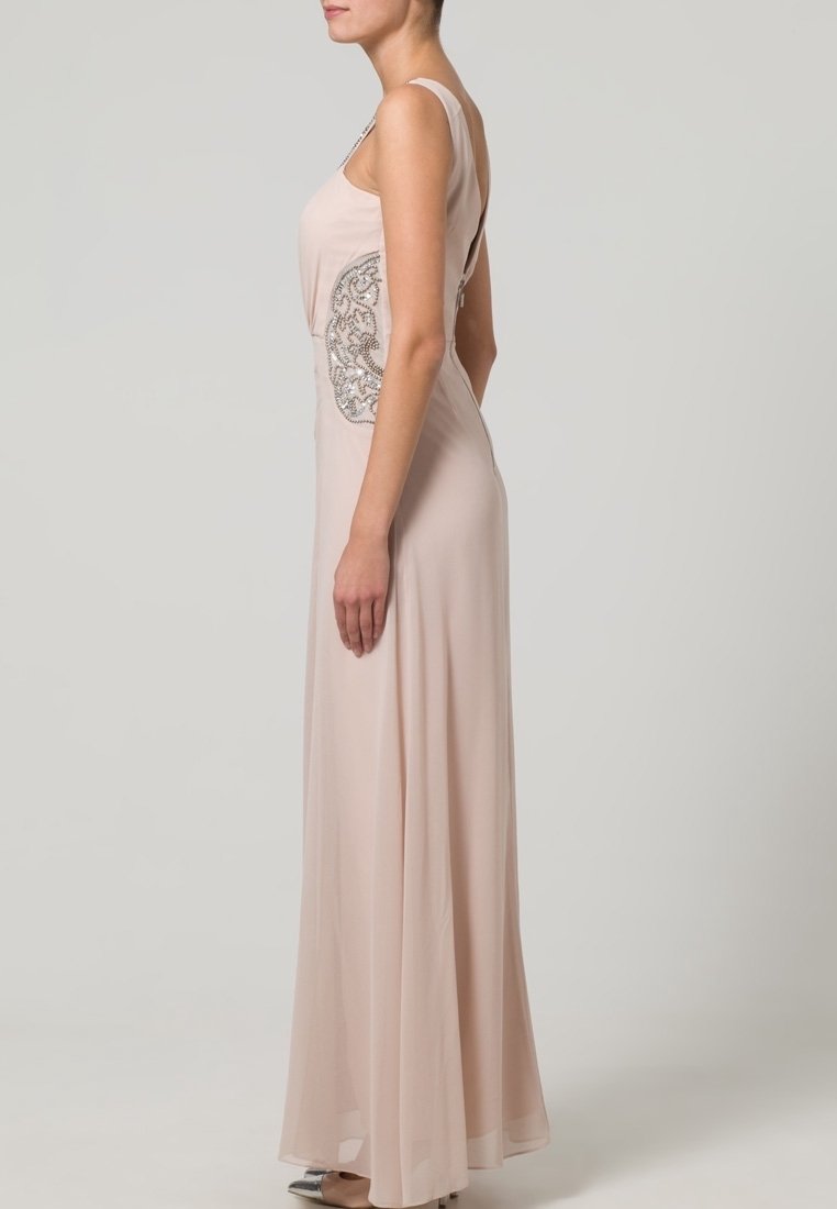 lipsy nude maxi dress New Abbey Clancy @ LIPSY Size 16 Nude Lace Top Haiti