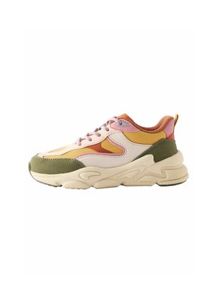 CHUNKY - Baskets basses - pink yellow