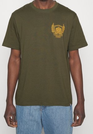 Print T-shirt - olive