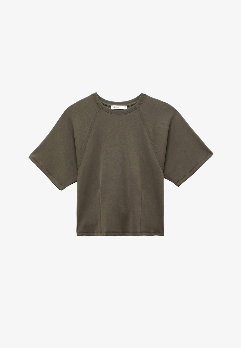 Replay T-shirt basique - marrone/marron foncé Replay T-shirt basique - marrone/marron foncé