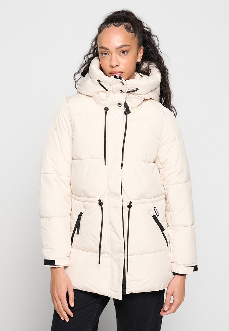 khujo Wintermantel crème