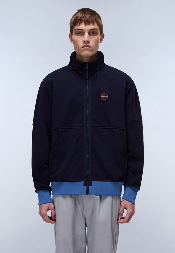 AMBRA - Zip-up sweatshirt - blu marine