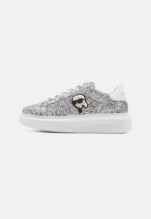 KARL LAGERFELD, KAPRI LACE - Zapatillas - heavy glitter silver