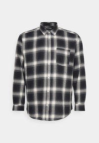 Não selecionado, dark navy