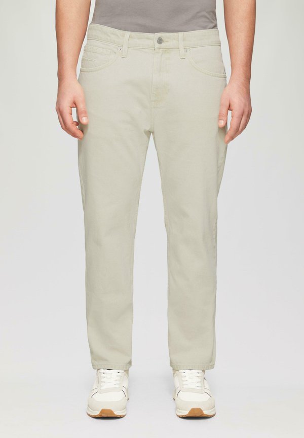 MID RISE - Jeans Straight Leg - wollweiß