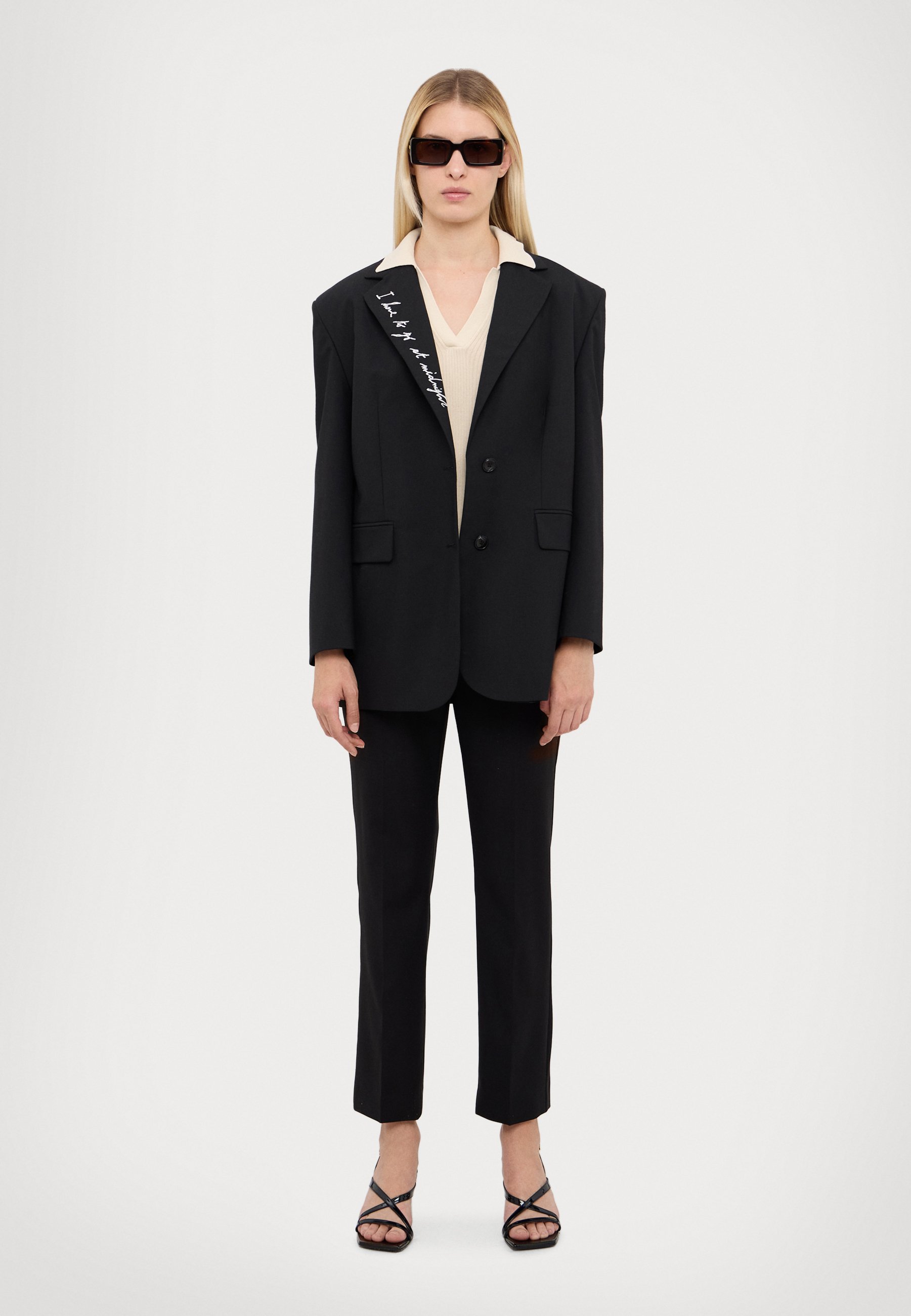【送料&関税込】Weekend Max Mara Canon Long Trouser WEEKEND MaxMara CANON - Trousers - nero/black - Zalando.ie