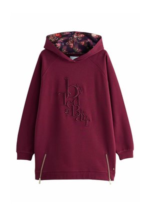 LONGLINE - Hoodie - aubergine purple