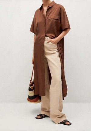Robe chemise - brown