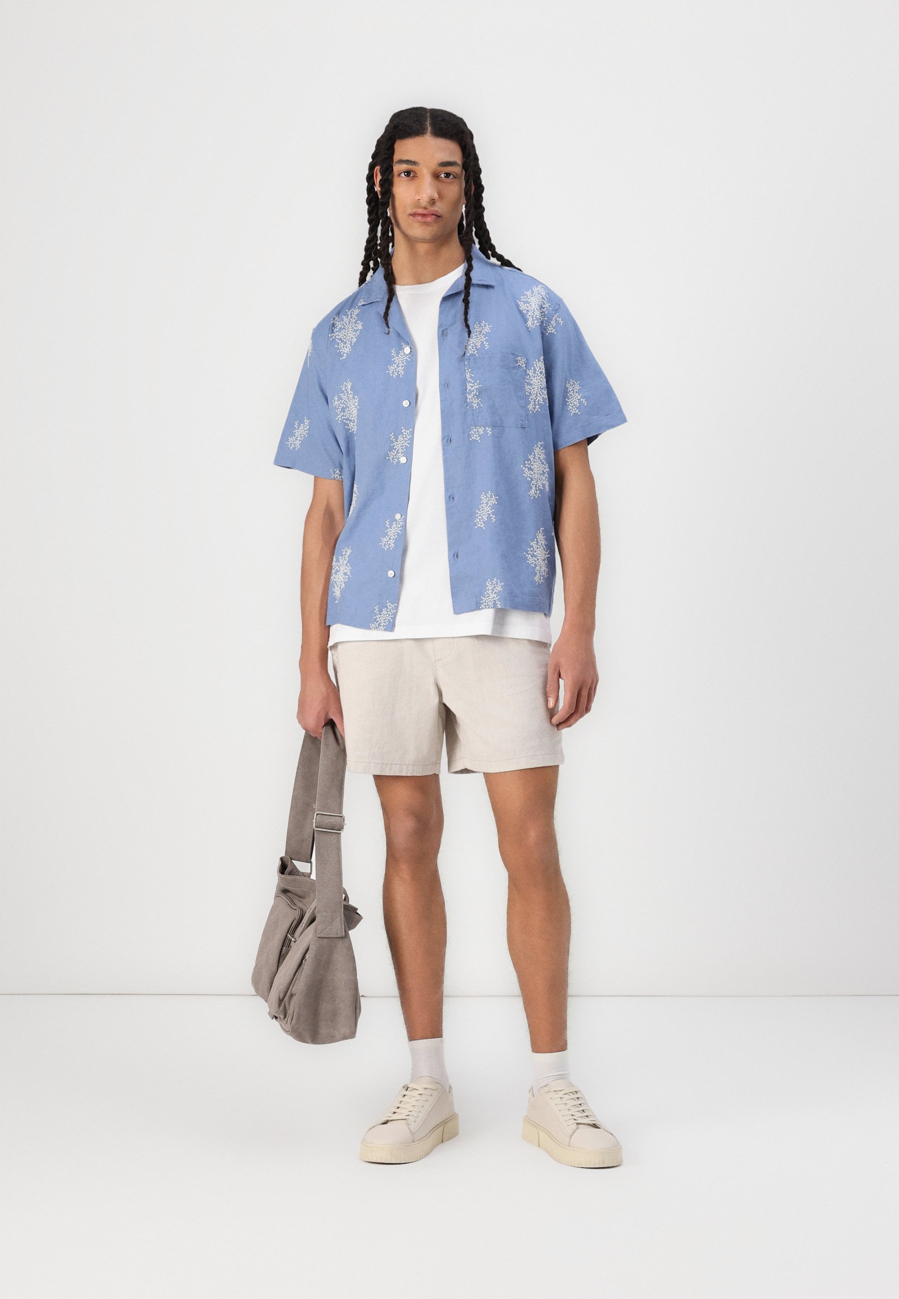 Carhartt WIP DREWE - Shirt - ink/natural/blue - Zalando