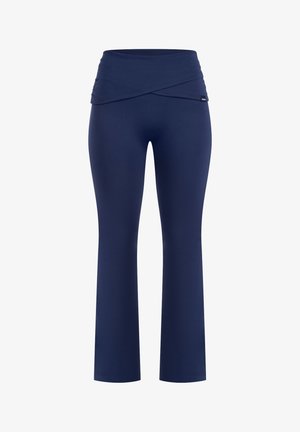 Smilodox, SCHLAGHOSE LEGGINGS FLOREA - Leggings - dunkelblau