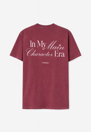 Carpatree, OVERSIZED PRINTED T-SHIRT MAIN CHARACTER ERA - Print T-shirt - pink