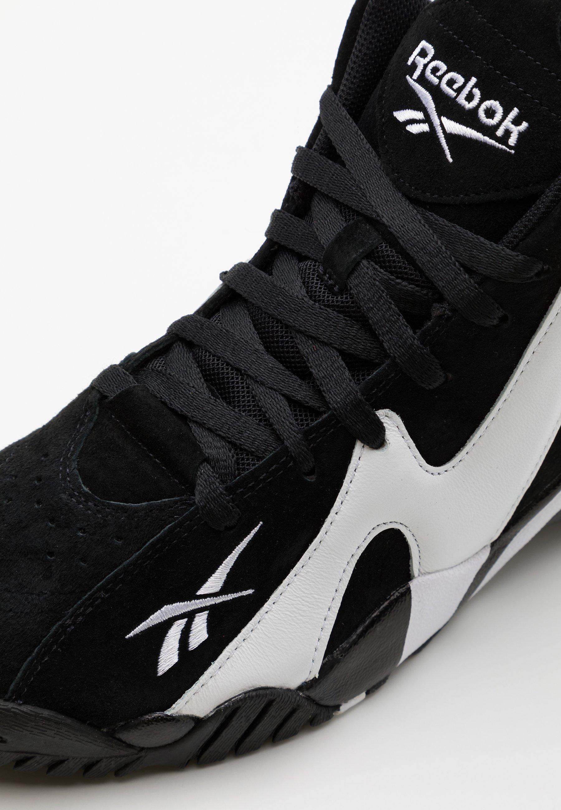 reebok black white