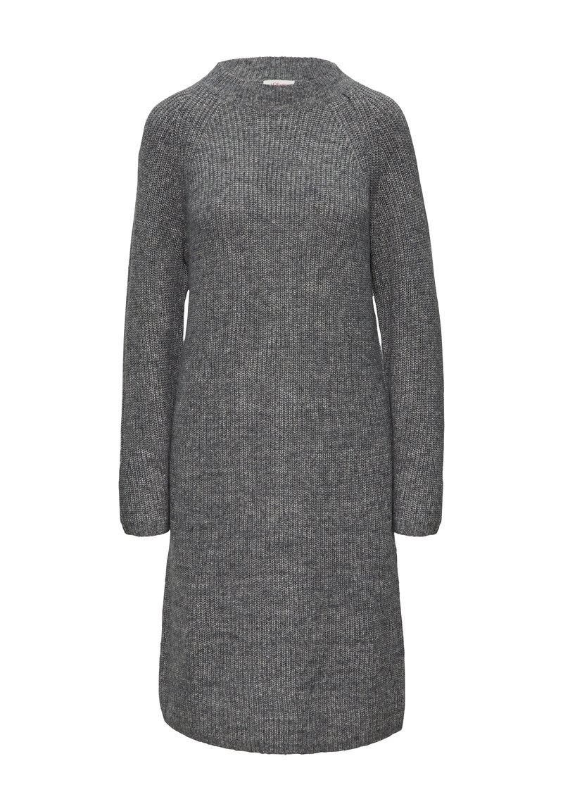 s.Oliver Gebreide jurk donkergrijs s.Oliver Gebreide jurk donkergrijs