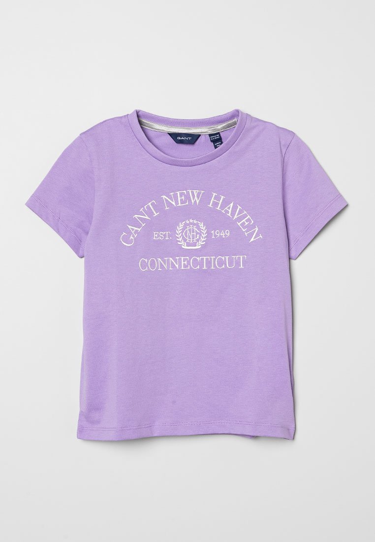 Gant T-shirt print paars Gant T-shirt print paars