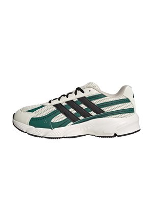 Sneaker low - off white   core black   collegiate green