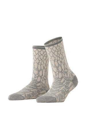 FALKE, OWL RHAPSODY SOCKEN - Socken - steel mel.