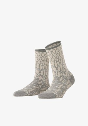FALKE, OWL RHAPSODY SOCKEN - Socken - steel mel.