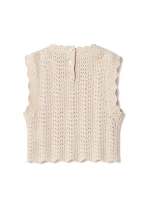 PERFORATED FOR REGULAR FIT - Bodywarmer - light beige