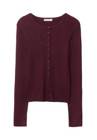 WITH BUTTONS - Gilet - bordeaux