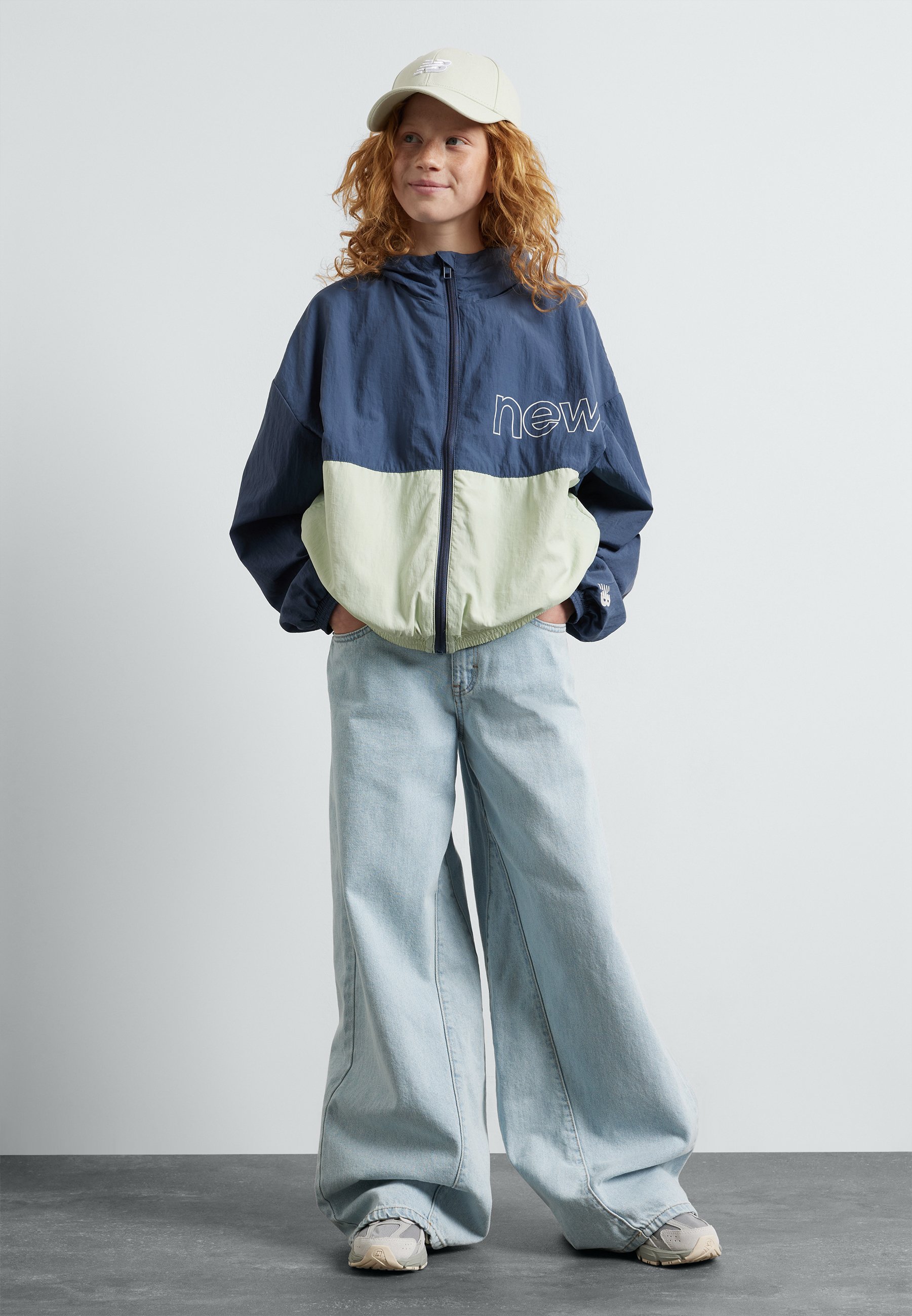 vintage balance wear design nylon jkt