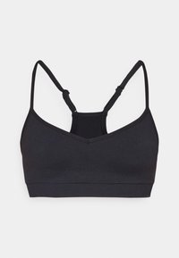 SLEEK SEAMLESS LOW IMPACT BRA - Sportski grudnjak s blagom potporom - black