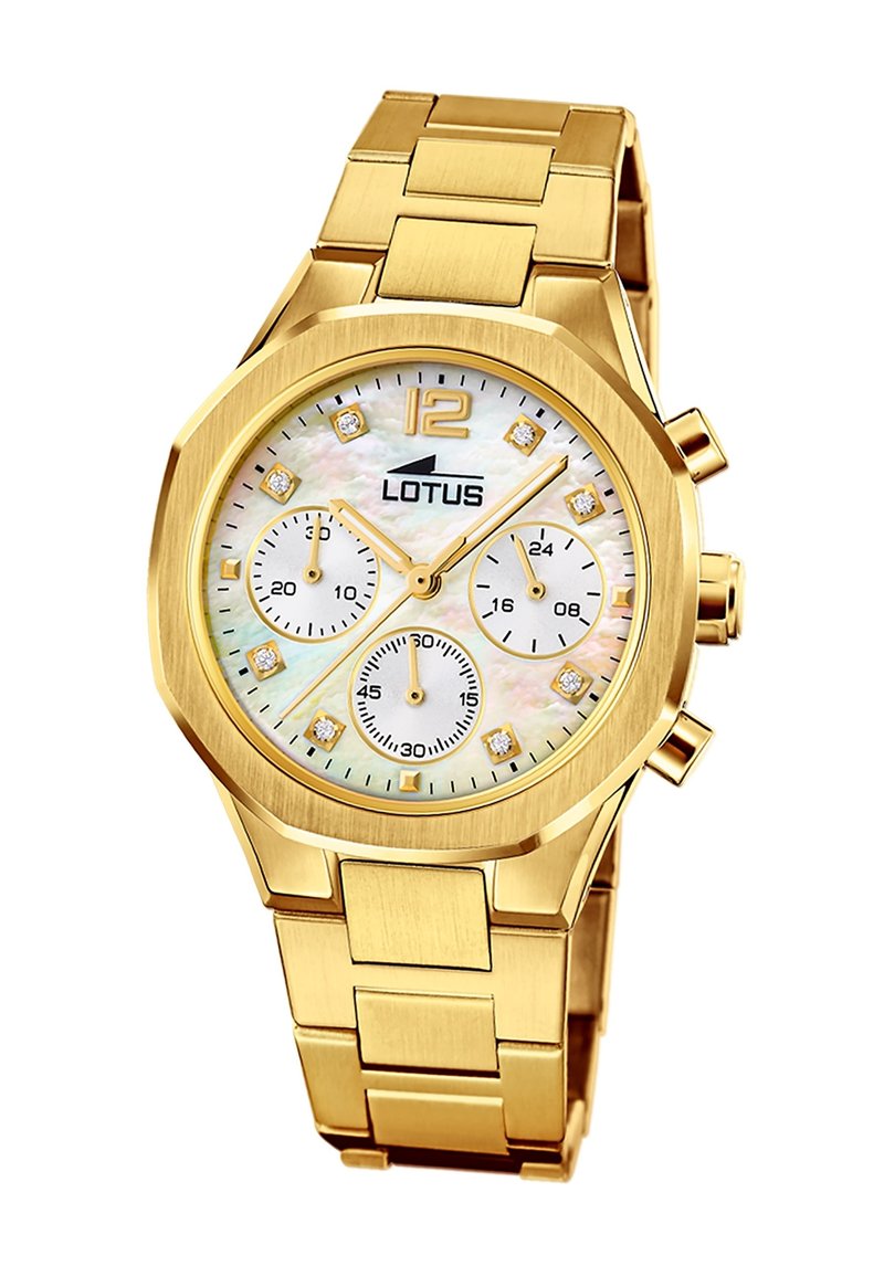 Lotus Montre à aiguilles - goldfarben