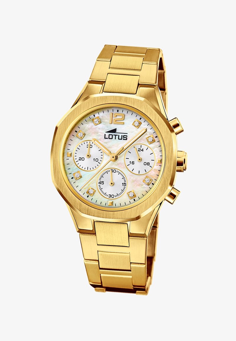 Lotus Montre à aiguilles - goldfarben