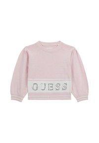 Guess LOGO PAILLETTEN - Jumper - rose