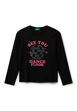 WITH SEQUINS - Longsleeve - black