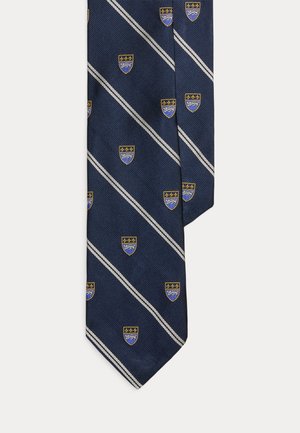 Polo Ralph Lauren STRIPED SILK CLUB TIE - Corbata - navy