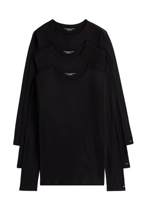 Tommy Hilfiger, TEE PREMIUM ESSENTIALS 3 PACK - Nachtwäsche Shirt - black