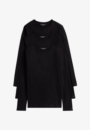 Tommy Hilfiger, TEE PREMIUM ESSENTIALS 3 PACK - Haut de pyjama - black
