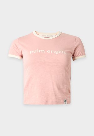 Palm Angels, HOLLYWOOD SLIM TEE - T-shirt imprimé - rose pink/off-white