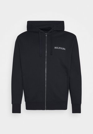 Sweater met rits - dark blue