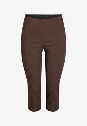 Noisy May, NMWAYNE CAPRI PANT - Παντελόνι - chocolate brown