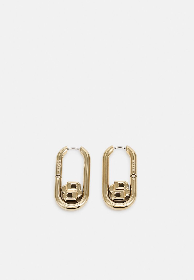 BOSS DOUBLE B SWING - Boucles d'oreilles - gold-coloured