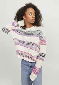 JJXX JXSIMONE SPACE CREW NECK - Trui - vanilla ice