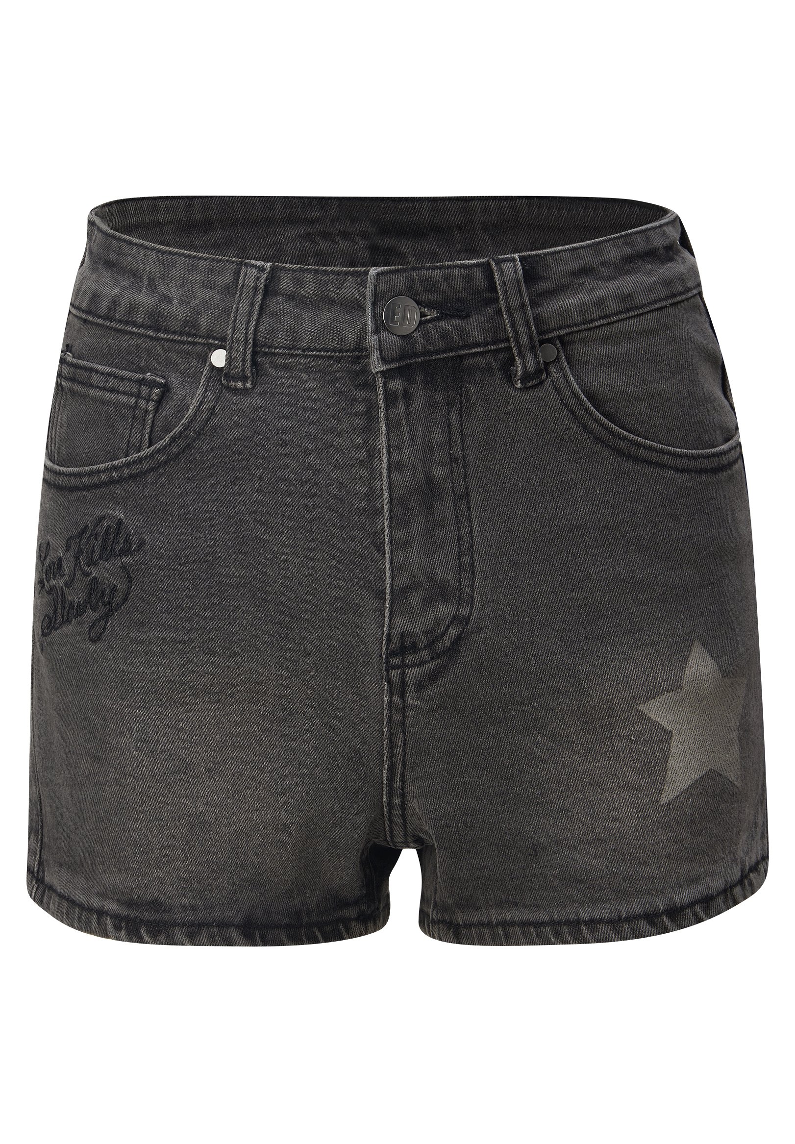 Ed Hardy DOODLE-STAR - Denim shorts 