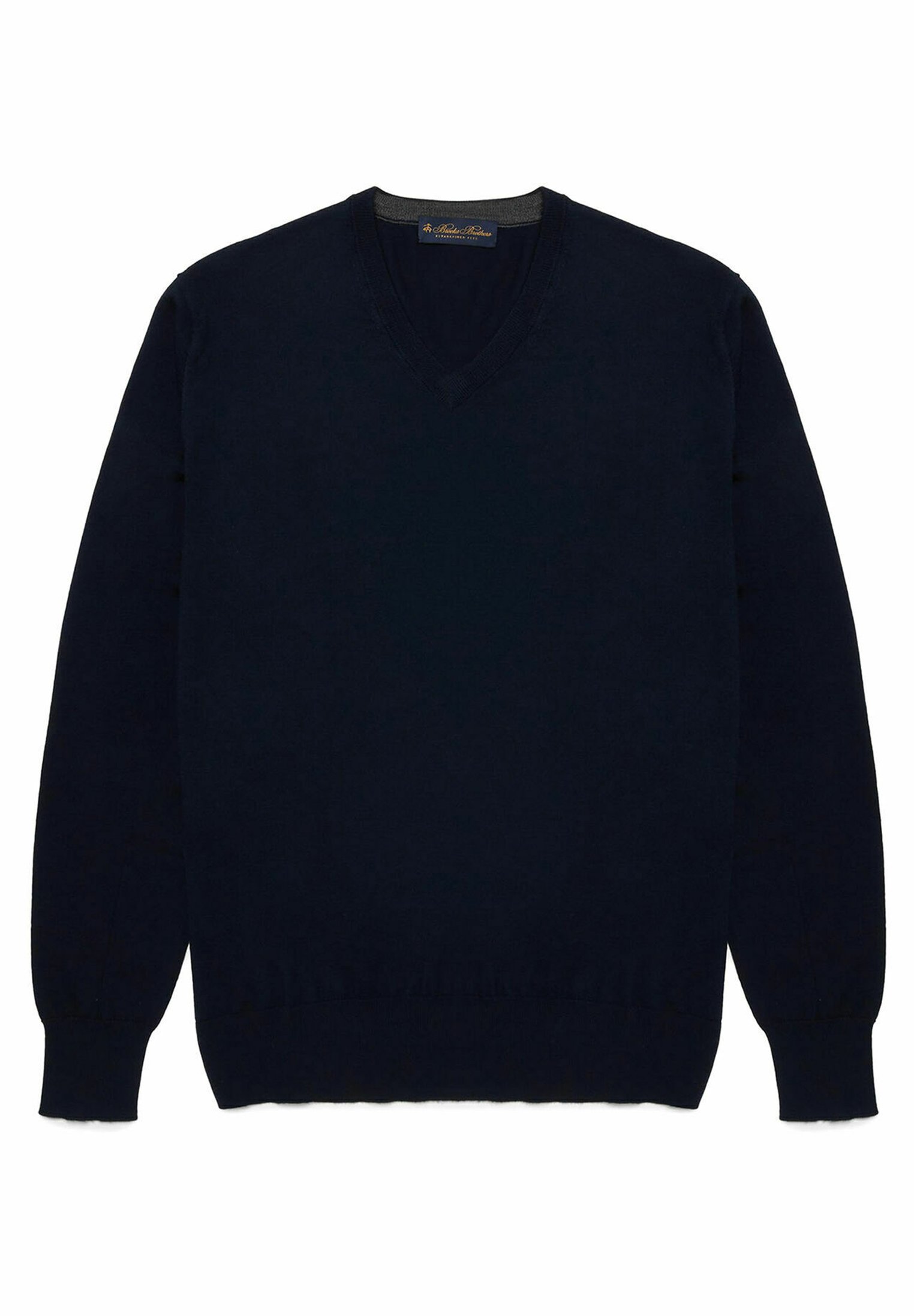 Brooks Brothers V-NECK - Sweatshirt - navy/bleu - ZALANDO.FR