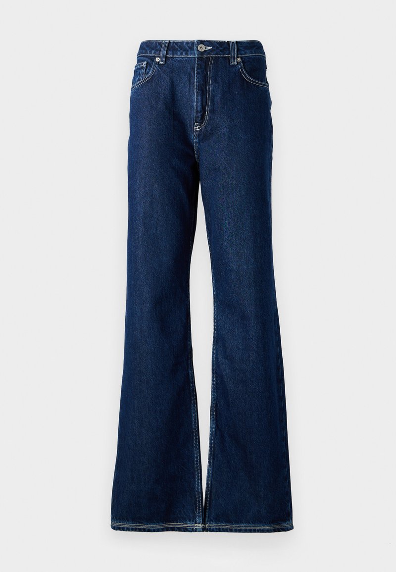 HUGO Relaxed fit jeans donkerblauw