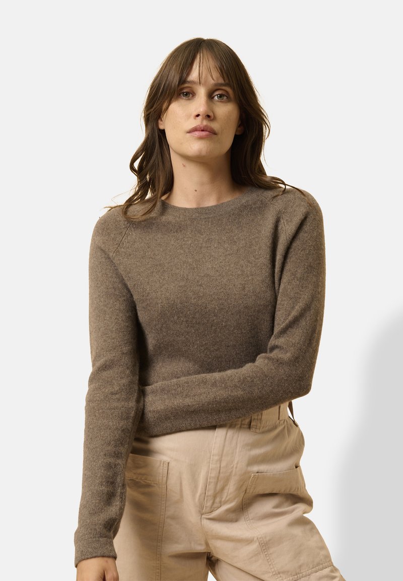 Just Cashmere Trui taupe Just Cashmere Trui taupe