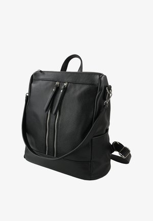 DrachenLeder Backpack - schwarz