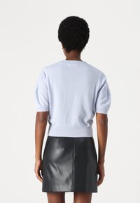 pure cashmere PUFF SHORTSLEEVE - Džemperis - baby blue