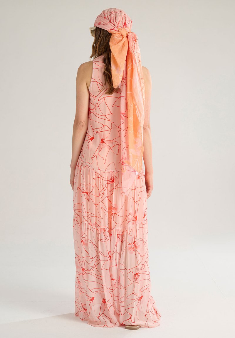 Manila Grace LONG - Maxi dress - powder pink/mottled light pink - Zalando