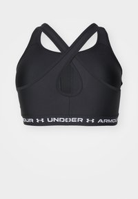 Under Armour CROSSBACK MID BRA - Športni modrček s srednjo podporo - black/white